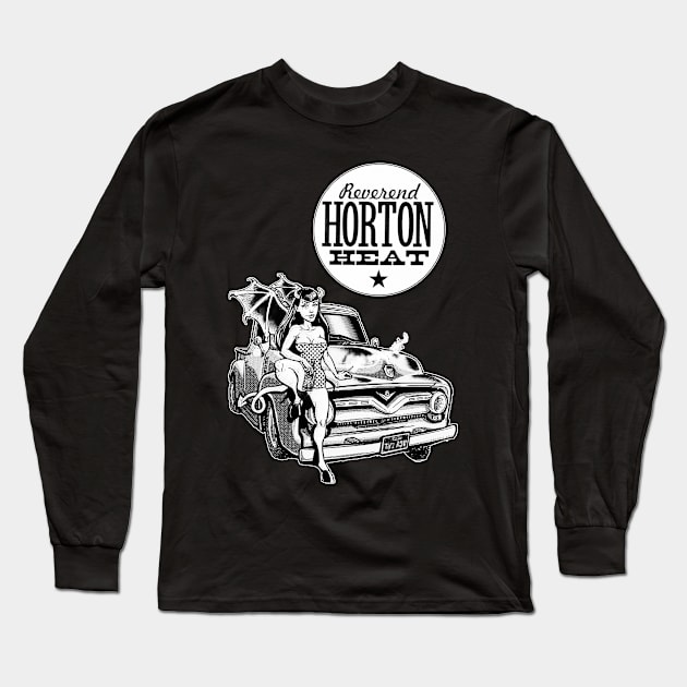 Reverend Horton Heat Long Sleeve T-Shirt by CosmicAngerDesign